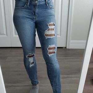 Guess Fishnet Jeans